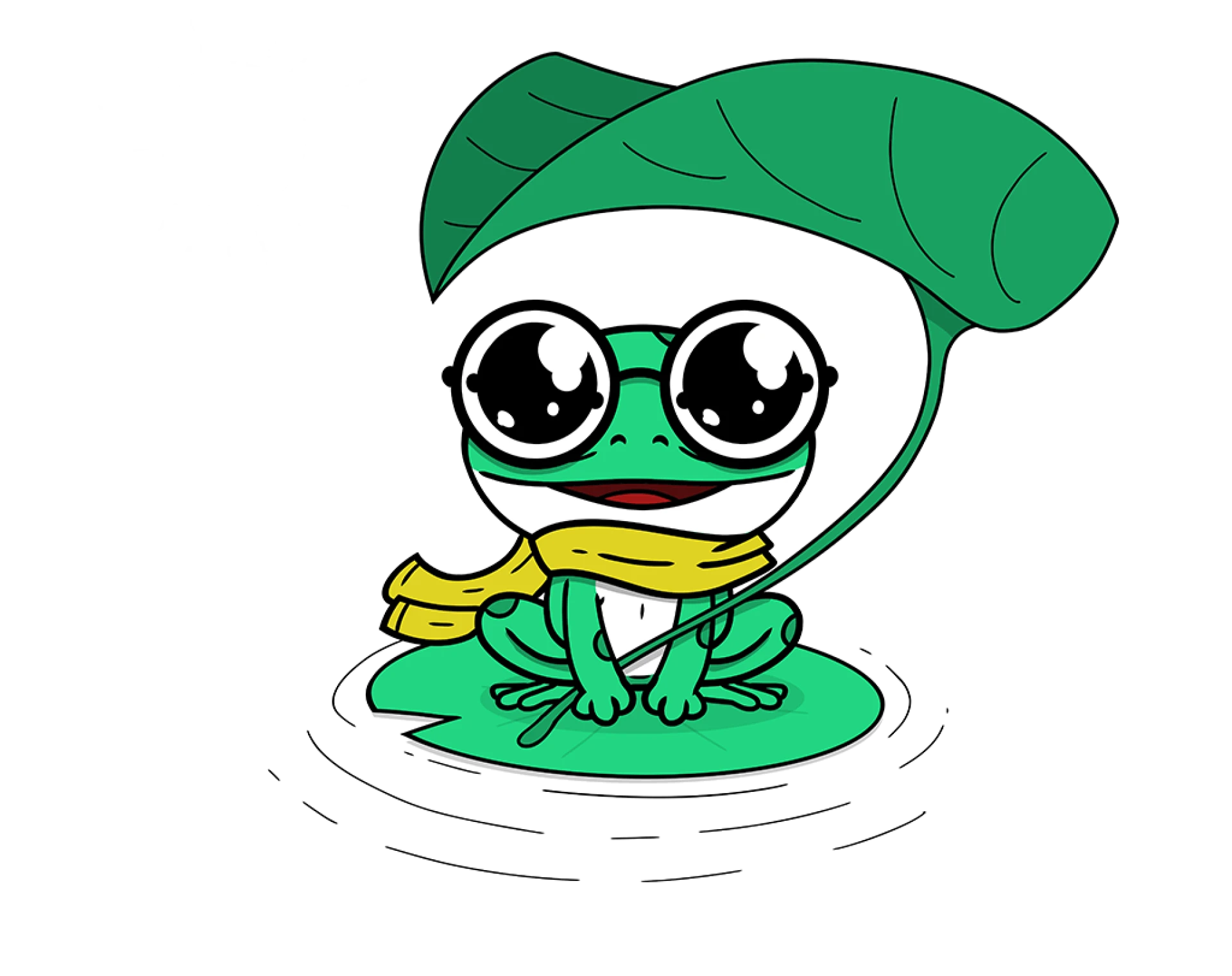 Extremwetter Frosch